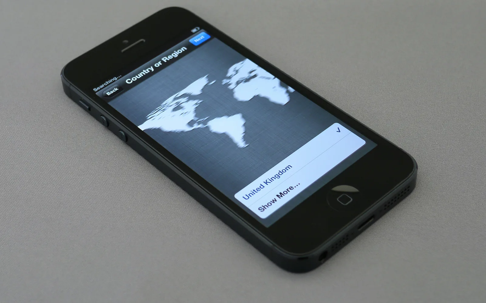 black iPhone 5