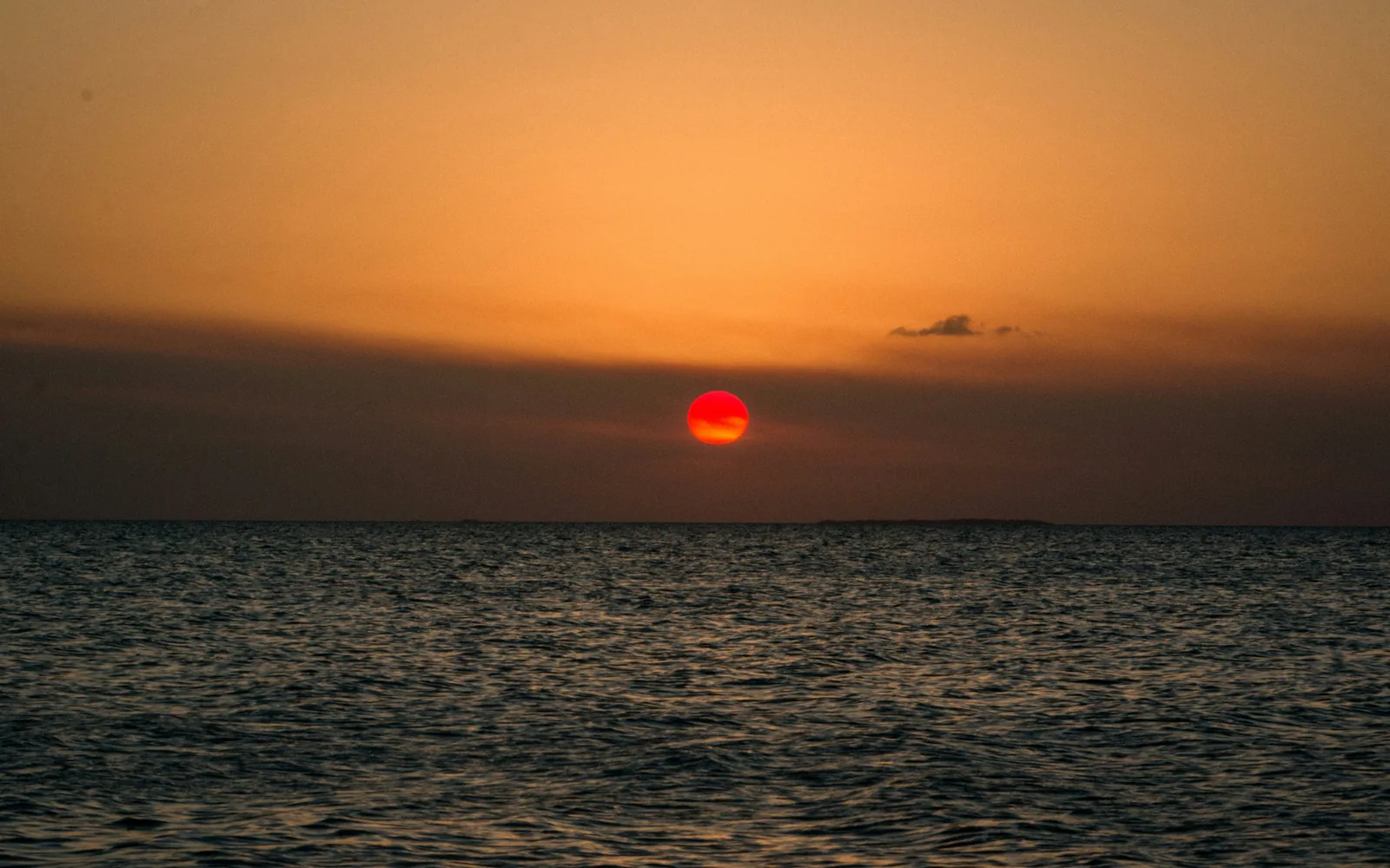 Golden hour at the least secretive Secret Beach