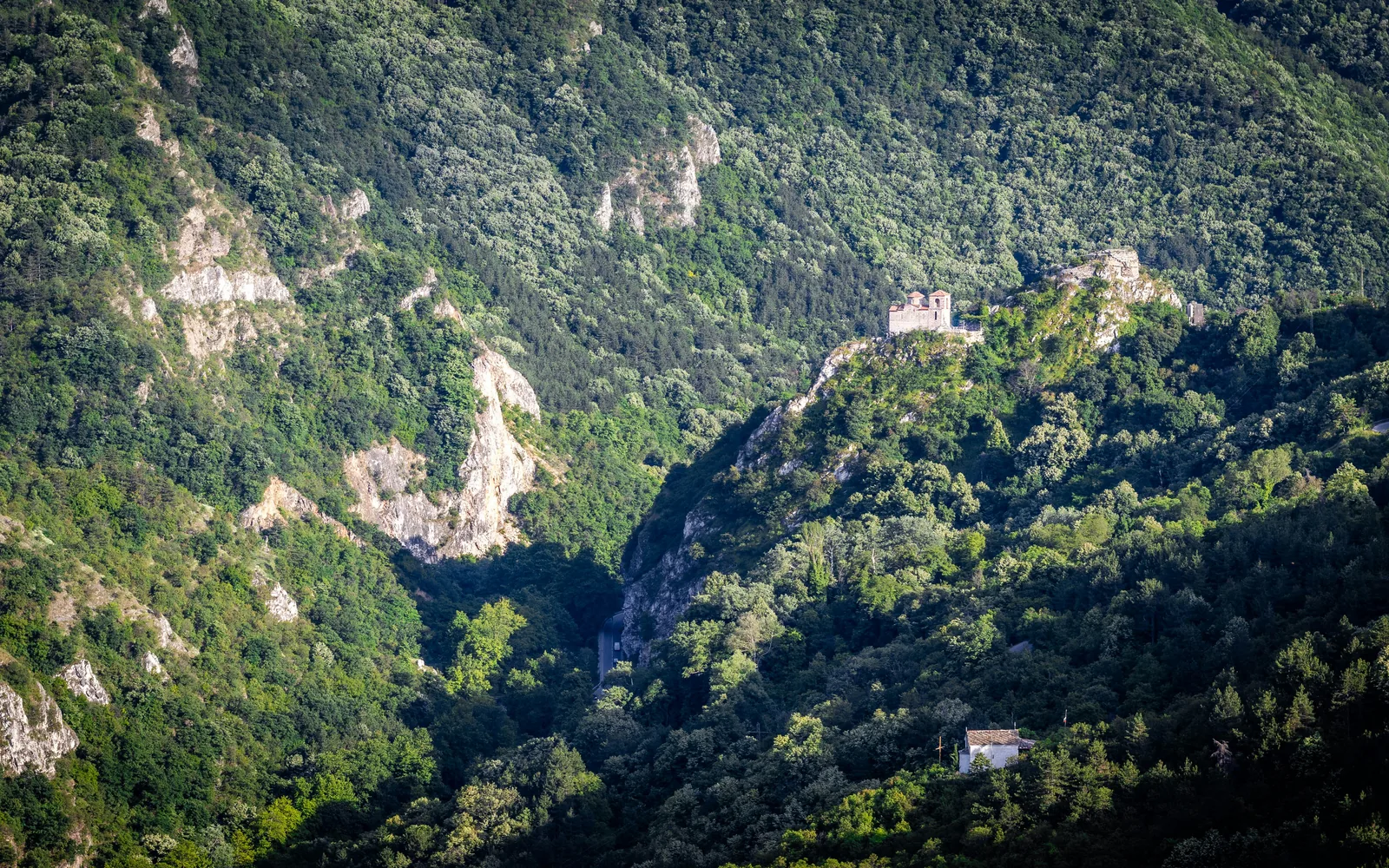 Asen's Fortress from afar