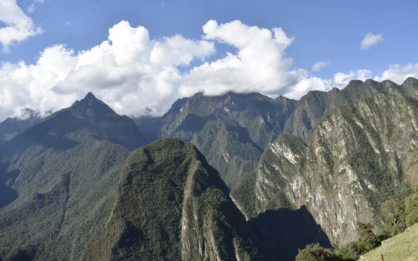 The view surrounding one of the wonders of the world not far from Aguas Calientes, Peru.